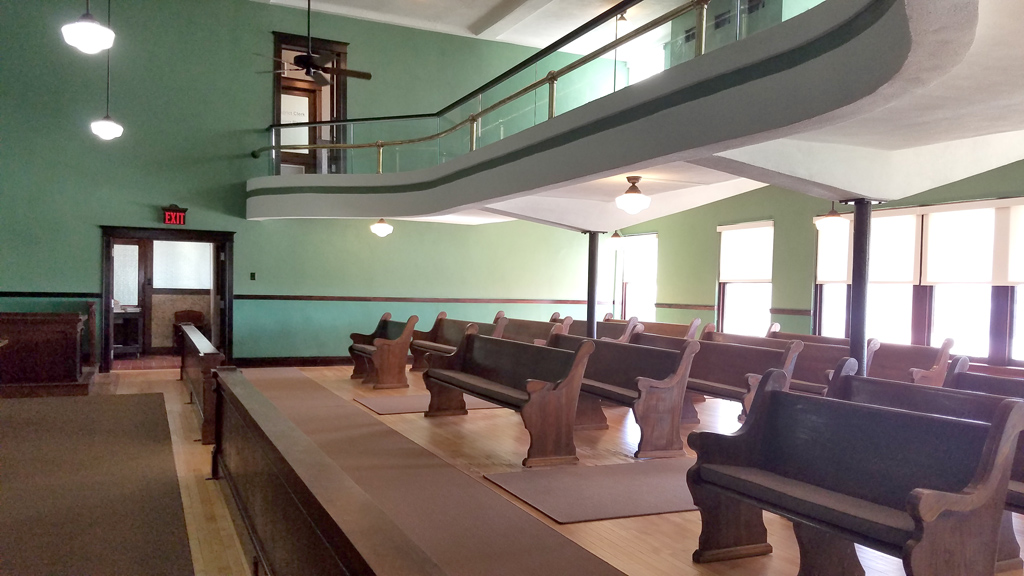 District Courtroom Renovations Nearly Complete
