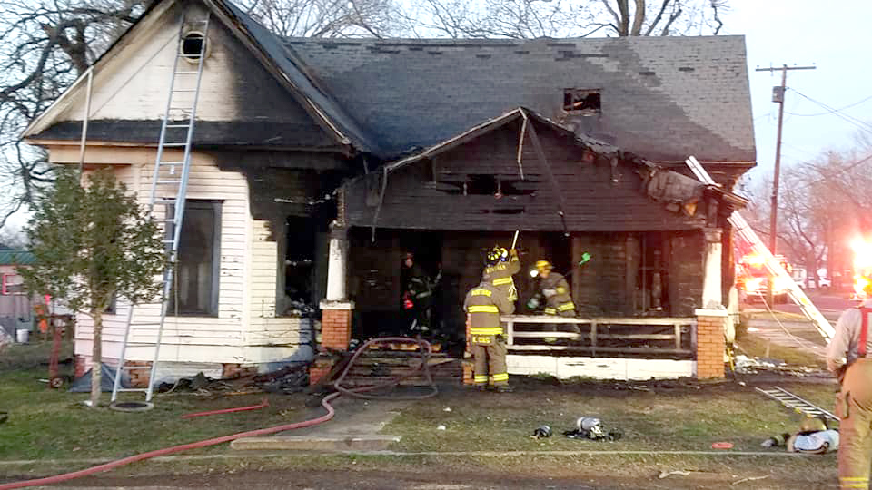 House Fire on Maple in Teague