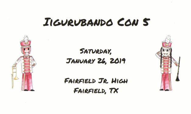 Schedule Announced for Saturday’s 5th Annual Iigurubando Con Event