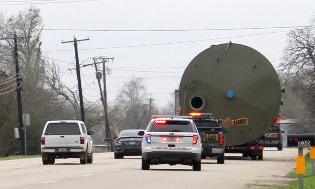 Oversized Load Takes Out Traffic Light