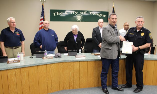 Courage and Commitment of Officer Recognized by City of Teague
