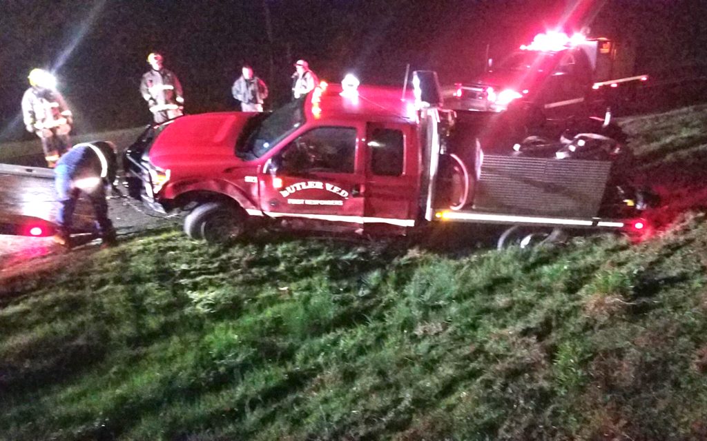 Drunk Driver Destroys Rescue Truck