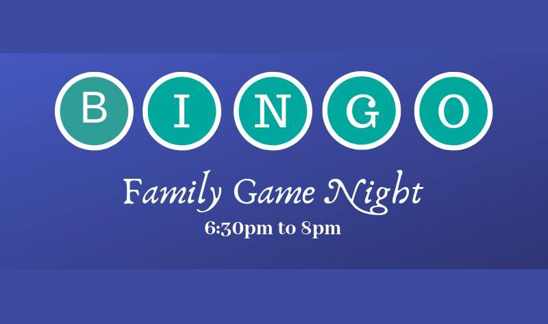 Family Game Night Friday, March 29th at Fairfield Library