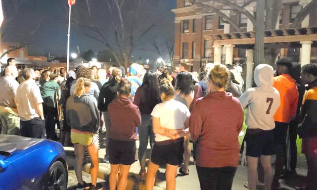 Students Gather to Pray For Fairfield Athlete