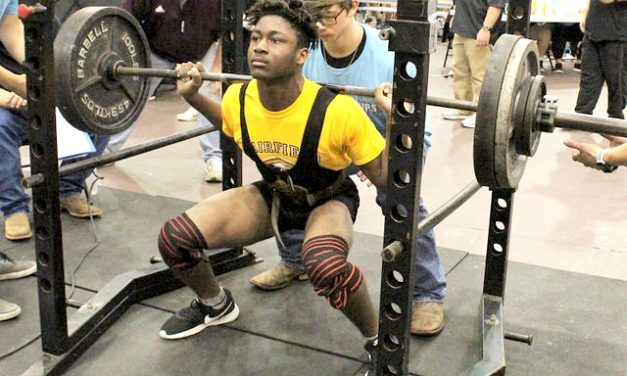 Eagle Powerlifters At Regional, One On To State