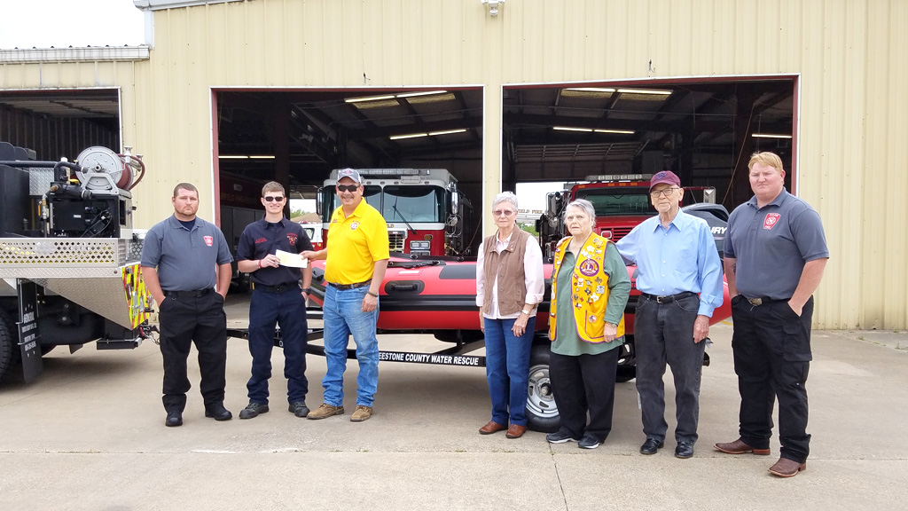 Fairfield Lions Club Donates Toward Water Rescue Team
