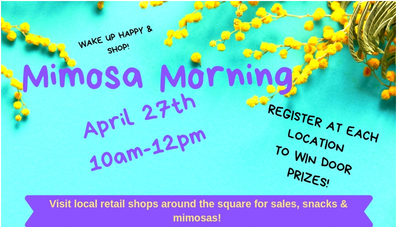 Sip & Shop Fairfield on Saturday for Mimosa Morning