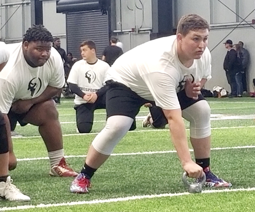 Lone Star Football Camp for Fairfield Athlete