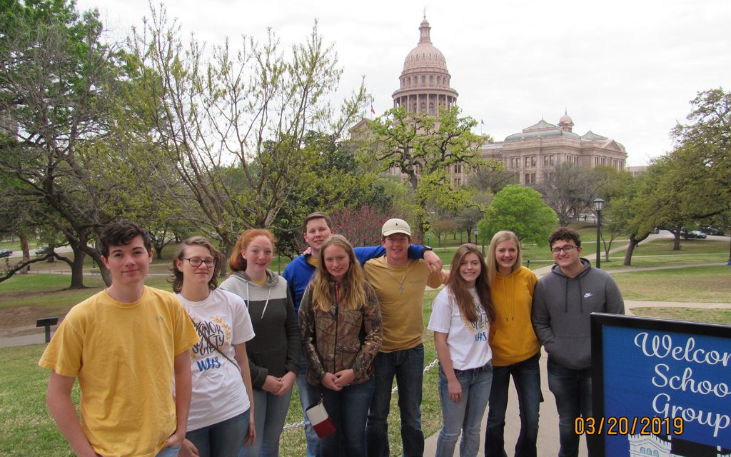 Wortham Honor Students Visit State Capitol