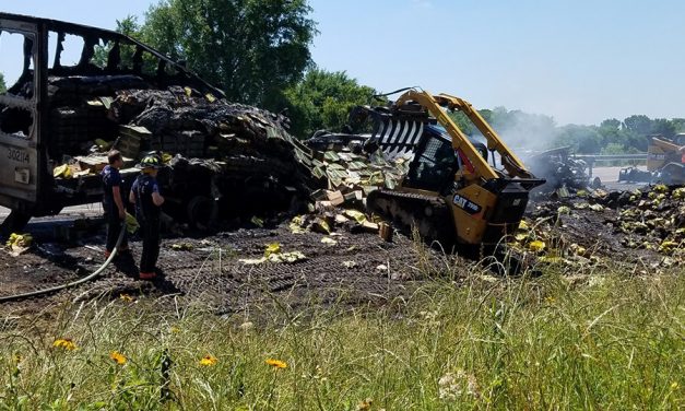 18-Wheeler Fire Shuts Down Interstate