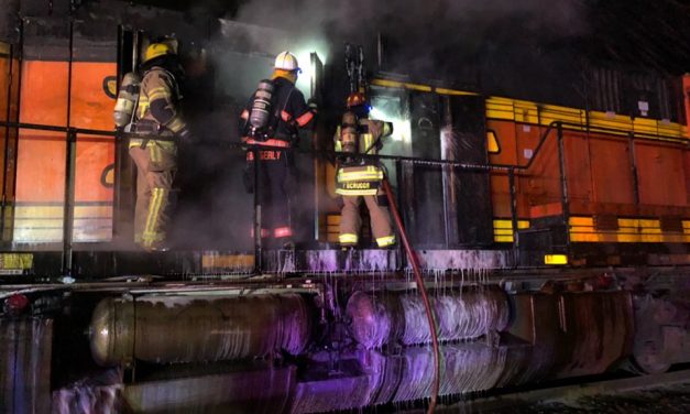 Putting Out Engine Fire