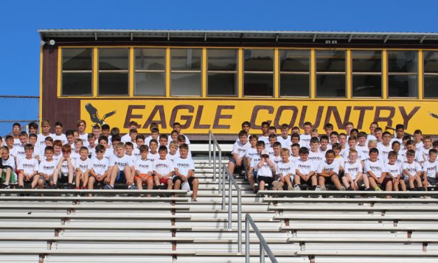 Eighty-Eight Attend 11th Annual Football Camp on Eagle Field