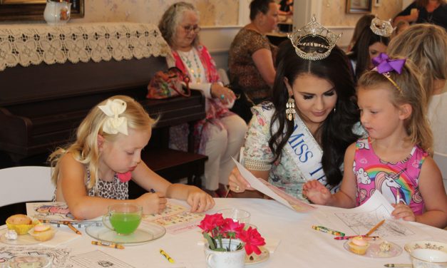 Miss Texas Serves High Tea at Historic Moody-Bradley House