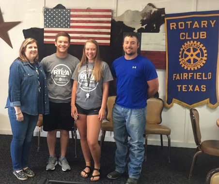 Young Leaders Address Rotary Club