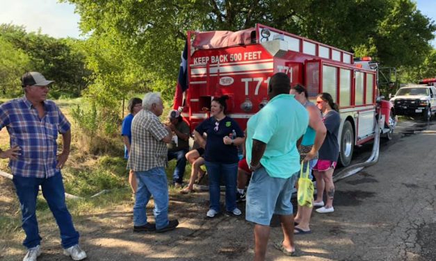 Communities, Fire Departments Join To Battle Grass Fire