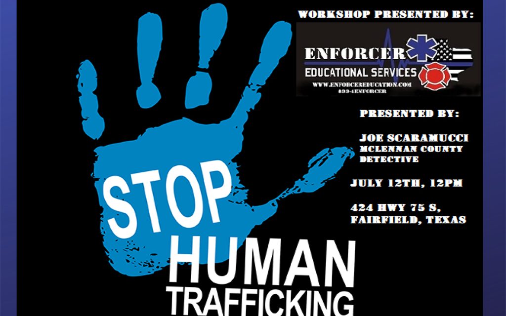 stop human trafficking signs