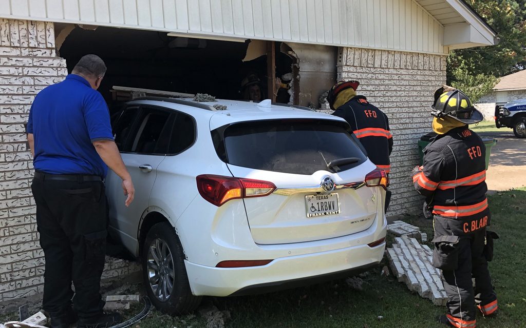 Minor Injury in House Wreck