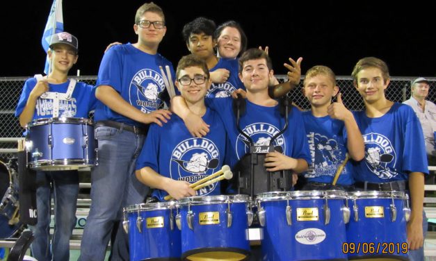 Wortham Band Members Recognized at First Two Games of Season