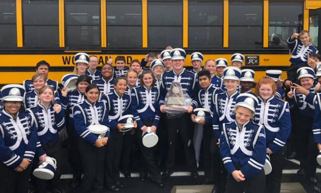Straight 1’s At Regional for Wortham Bulldog Band