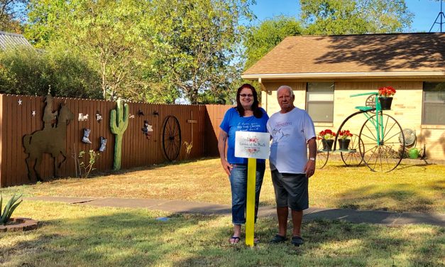 Wortham Yard of the Month features unique yard art