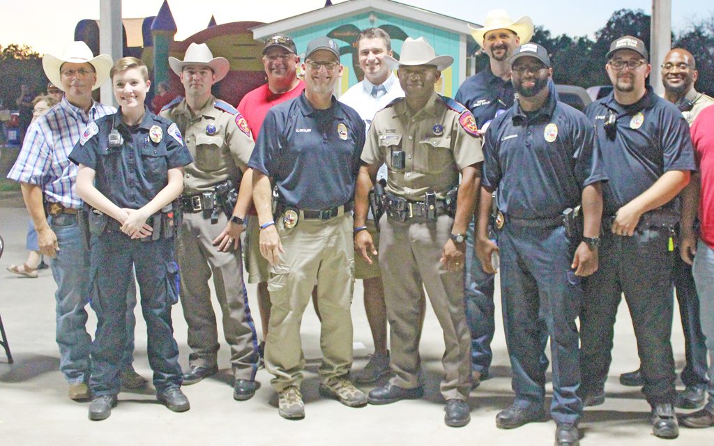 Wortham Community Enjoys First National Night Out Event