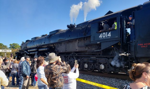 Big Boy Locomotive #4014 Rolls Through Leon County