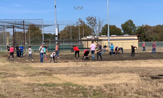 Church Lends Hand With Clean Up of Ball Field