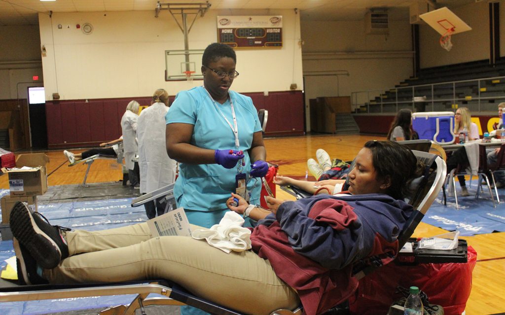 ‘A Positive’ Change:  Students Donate Blood to Carter Bloodcare