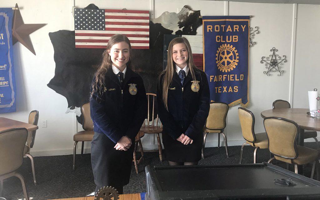 Future Ag Leaders Address Rotary Club