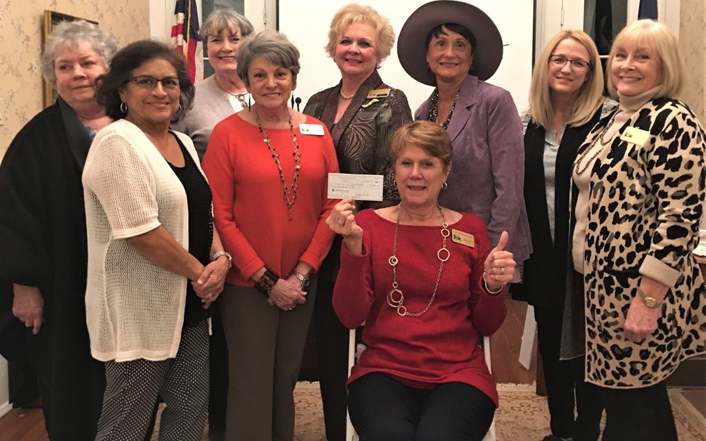 Fairfield History Club Donates Toward Food Bank Lobby