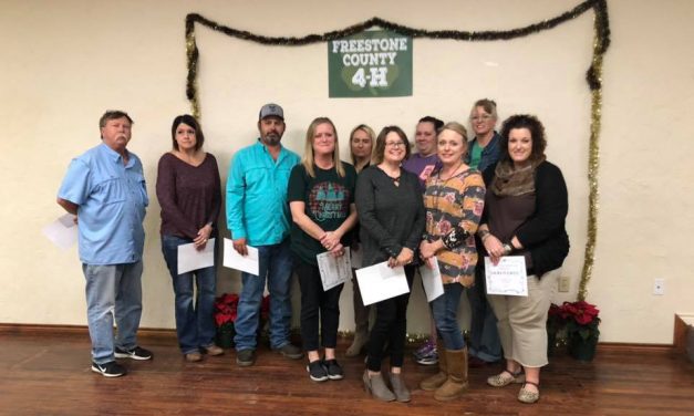2019 Freestone County 4-H Awards