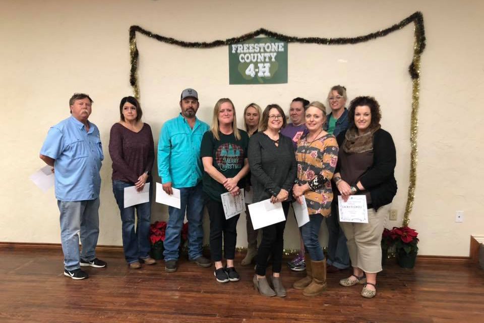 2019 Freestone County 4-H Awards