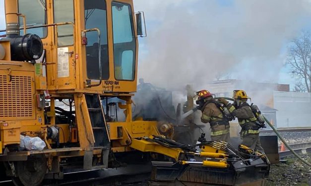 Wortham Volunteers Battle Railway Fire