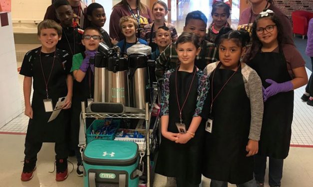 Coffee Cart Grant Awarded to Intermediate Students by Fairfield ISD Education Foundation