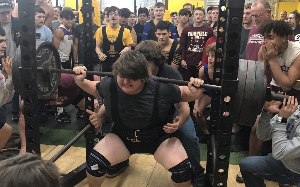 Cheering On 700 Pound Power Lift