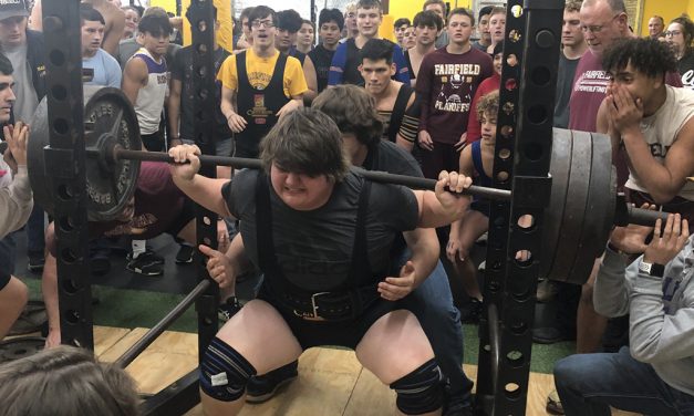 Cheering On 700 Pound Power Lift