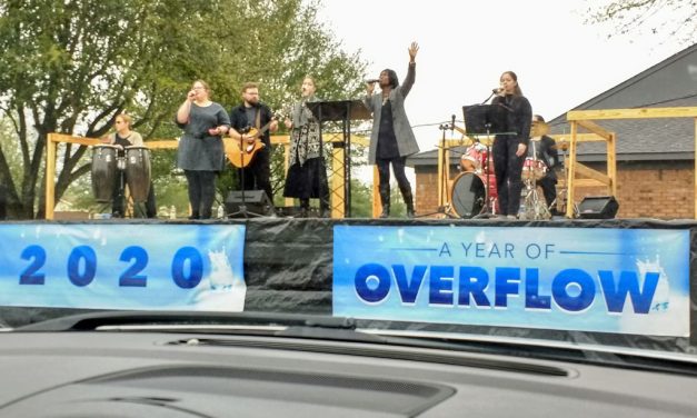 Drive-In Church Service Held By River Of Life