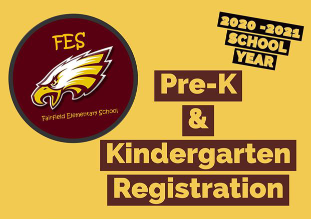 Registration Open For Fairfield Kindergarten, Pre-K