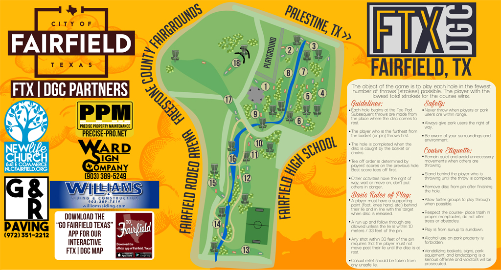 Soft Open At Fairfield’s New Disc Golf Course