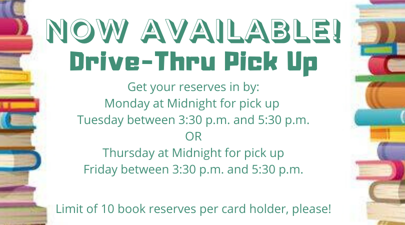 Fairfield Library Re-Starts Drive-Thru Book Pick Up Program