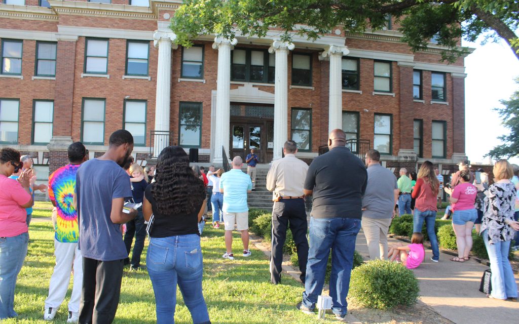 Show Of Support As Community Gathers to Pray and Protest