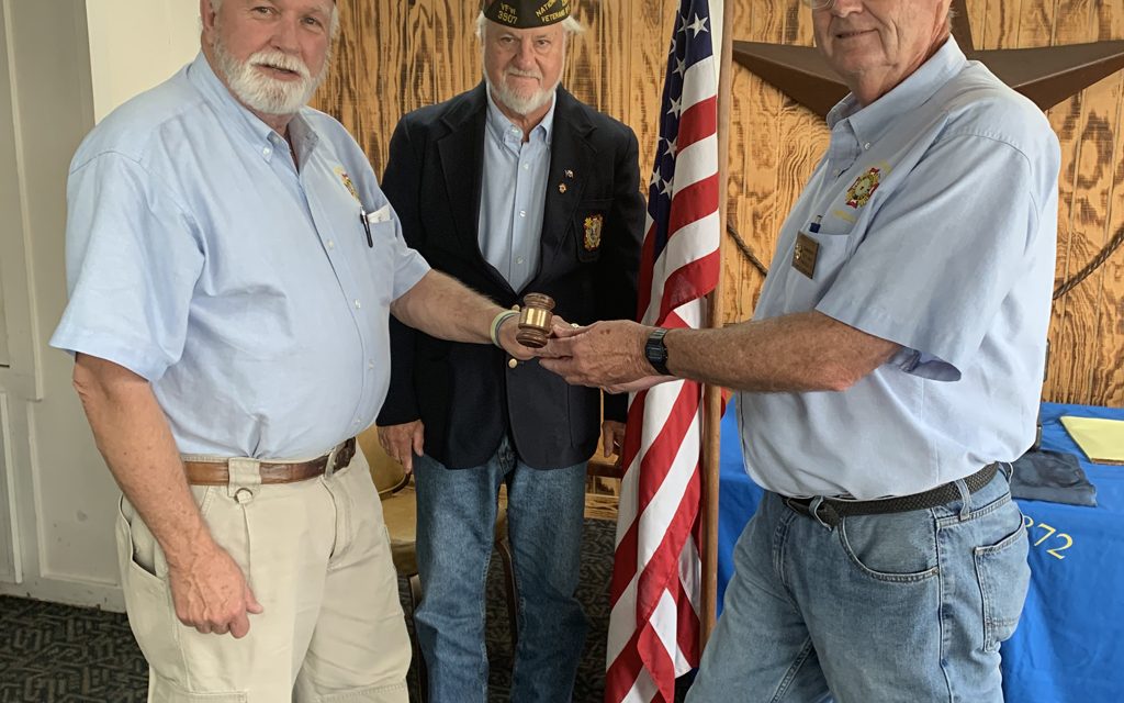 Passing The Gavel With VFW Post#5872