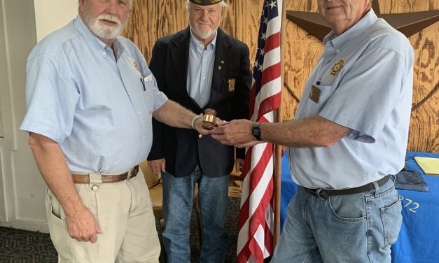 Passing The Gavel With VFW Post#5872