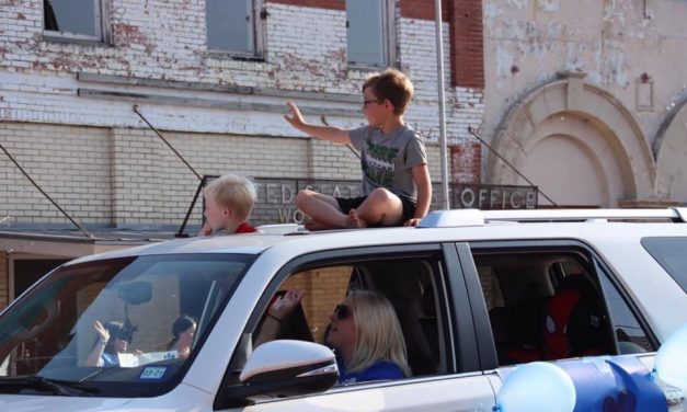 End-of-the-Year Parade for Wortham Elementary