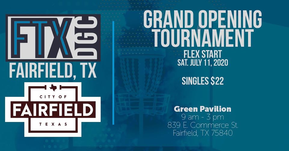 Grand Opening Disc Golf Tournament This Saturday, July 11th