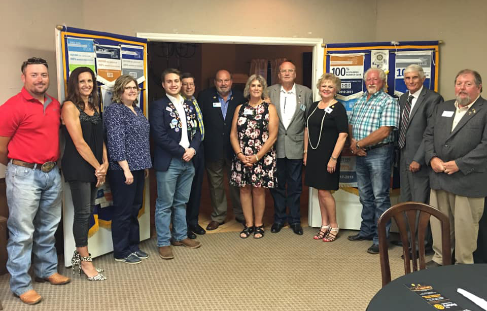 District Governor Welcomed by Members of Fairfield Rotary Club