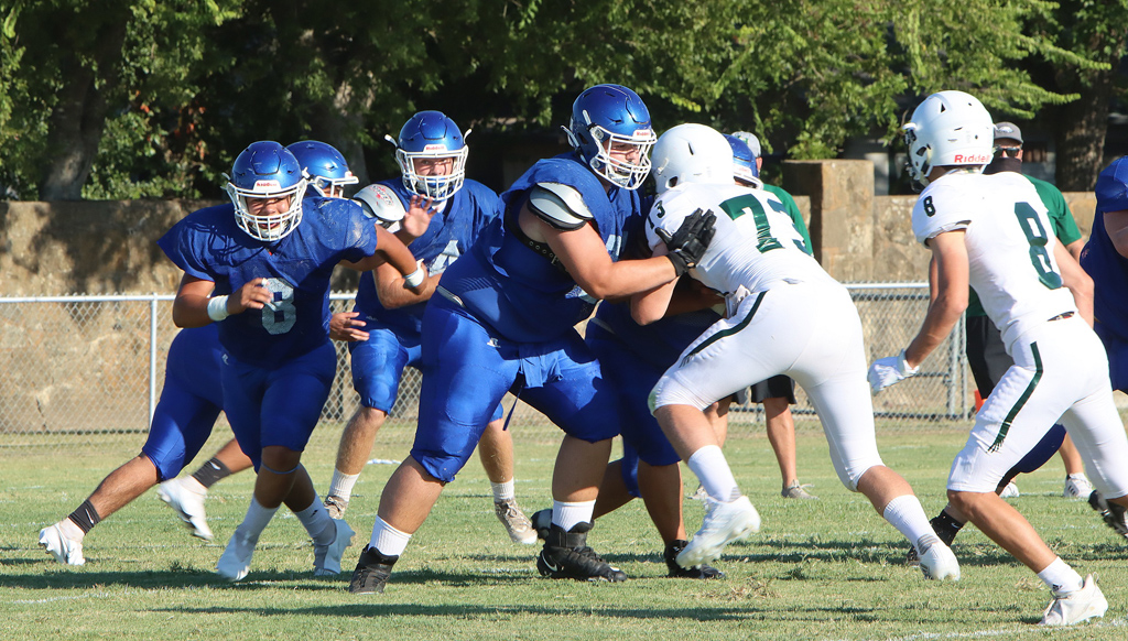 Scrimmages Kick Off 2020 Football Season for Wortham Bulldogs