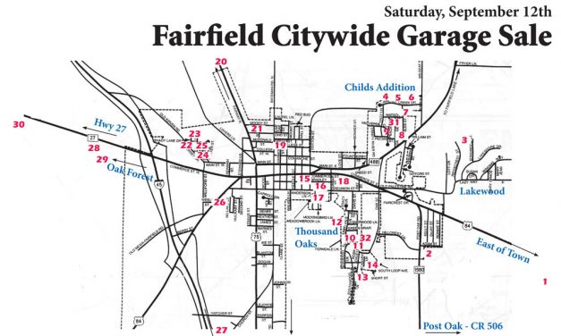Fairfield City Wide Garage Sale This Saturday, Sept. 12th