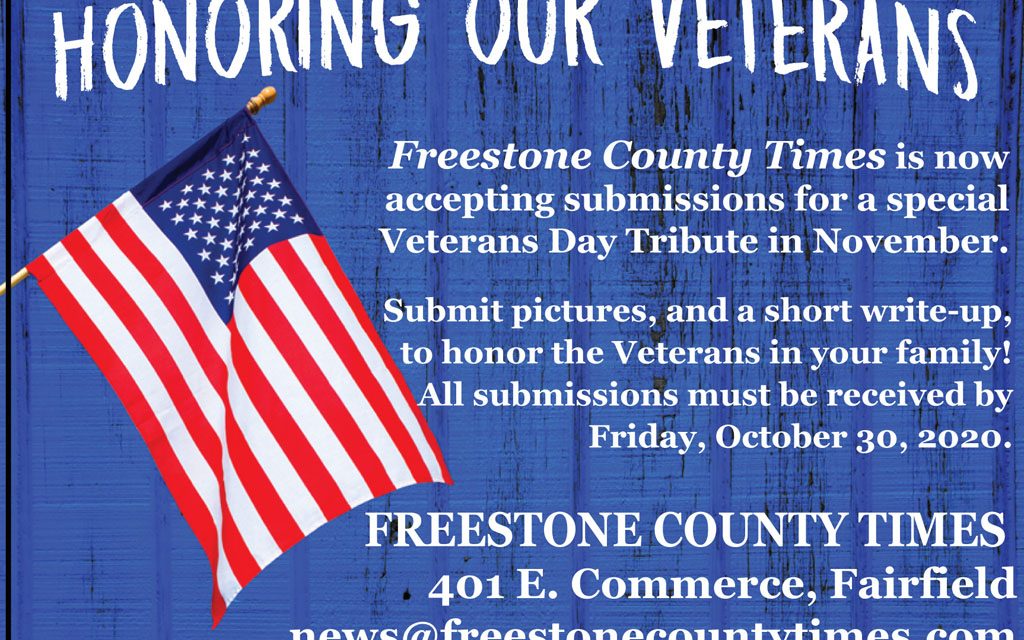 Special Veterans Day Edition Planned for November in The ‘Times’