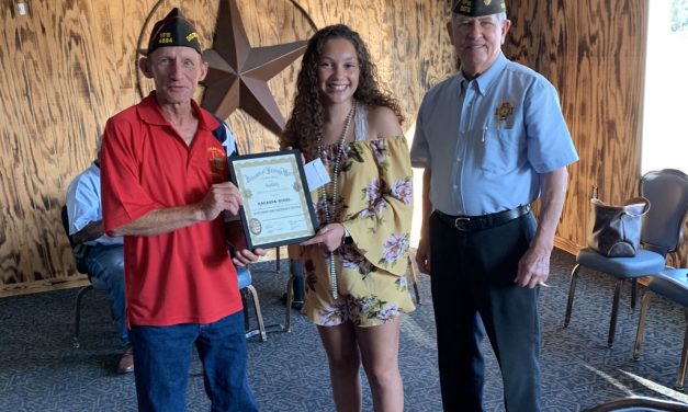 Fairfield VFW COngratulates a Winner